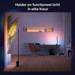 Philips Hue Gradient Signe White and Color tafellamp + vloerlamp zwart 