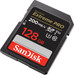 SanDisk SDXC Extreme Pro 128GB 200mb/s voorkant