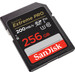 SanDisk SDXC Extreme Pro 256GB 200mb/s voorkant