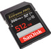 SanDisk SDXC Extreme Pro 512GB 200MB/s voorkant