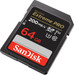 SanDisk SDXC Extreme Pro 64GB 200mb/s voorkant