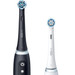 Oral-B iO 5N Zwart en Wit duo pack + iO Ultimate Clean opzetborstels (8 stuks) detail