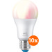 WiZ Smart Light 10-pack - Colored and White Light - E27 Main Image