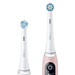 Oral-B iO 6n Wit en Lichtroze Duopack + opzetborstels (8 stuks) detail