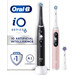 Oral-B iO 6n Zwart en Lichtroze Duopack + opzetborstels (8 stuks) 