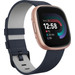 Fitbit Versa 3/Versa 4/Sense/Sense 2 Vegan Leather Strap Indigo S front