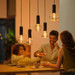 Philips Hue Lightguide Ellipse White and Color E27 2-pack + Pendant Lamp Cord product in use