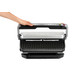 Tefal OptiGrill XL GC724D + Snacking & Baking accessoire product in gebruik