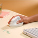 Logitech Lift for Mac Vertical Ergonomic Mouse White product in use