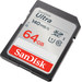 SanDisk SDXC Ultra 64GB 140mb/s bovenkant