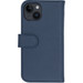 BlueBuilt Apple iPhone 14 Plus 2-in-1 Case Leer Blauw achterkant