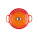 Le Creuset Signature Ronde Braadpan 28 cm Oranjerood bovenkant