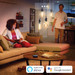 Philips Hue Filament Light White Standard E27 - 2023 - 2-pack product in use