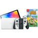 Nintendo Switch OLED White + Animal Crossing New Horizons Main Image