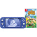 Nintendo Switch Lite Blauw + Animal Crossing New Horizons Main Image