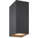 WiZ Up & Down Wall Lamp Black - Colored and White Light - GU10 Main Image