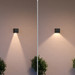 Philips Hue Resonate Downward White and Color - zwart 4-pack product in gebruik