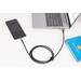 BlueBuilt USB-A to Micro USB Cable Nylon Black 1.5m product in use