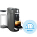 Magimix Nespresso Vertuo Plus Deluxe Titan + melkopschuimer voorkant