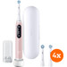 Oral-B iO 6n Lichtroze + iO Ultimate Clean opzetborstels (4 stuks) Main Image