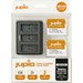 Jupio Kit: Enduro Battery GoPro HERO 10/11/12 AHDBT-901 (2x) + Compact USB Triple Charger verpakking