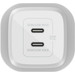 Belkin Power Delivery Charger 45W with 2 USB-C Ports front