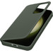 Samsung Galaxy S23 Clear View Book Case Groen onderkant