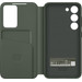 Samsung Galaxy S23 Clear View Book Case Groen rechterkant