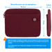 BlueBuilt Laptophoes voor Apple MacBook Pro 16 inch Rood 