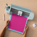 Cricut Color Changing Vinyl (Hot) Bundle product in use