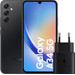 Samsung Galaxy A34 128GB Zwart 5G + Samsung Snellader Zwart Main Image