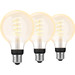 Philips Hue Filament Light White Ambiance Globe E27 3-pack Main Image