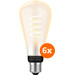 Philips Hue Filament White Ambiance Edison XL 6-pack Main Image