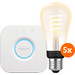 Philips Hue Filament White Ambiance Edison 5-Pack + Bridge Main Image