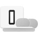 Sonos Ray White + 2x Era 300 White + Sub G3 White Main Image