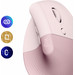 Logitech Lift Vertical Ergonomic Mouse Pink 