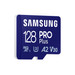 Samsung PRO Plus 128GB (2023) microSDXC + SD Adapter 