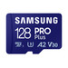 Samsung PRO Plus 128GB (2023) microSDXC + SD Adapter voorkant