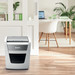 Leitz IQ Small Office Auto+ 50 Paper Shredder P4 product in use