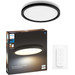 Philips Hue Aurelle paneellamp White Ambiance rond zwart Main Image