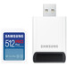 Samsung PRO Plus 512GB SDXC + Kaartlezer 