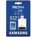 Samsung PRO Plus 512GB SDXC + Kaartlezer 