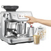 Sage The Barista Touch Impress Brushed Stainless Steel product in use