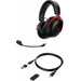 HyperX Cloud III Wireless Gaming Headset - Zwart/Rood(PC, PS5, PS4) 