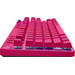 Logitech G PRO X TKL Lightspeed Gaming Toetsenbord Qwerty Magenta linkerkant