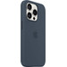 Apple iPhone 15 Pro Back Cover with MagSafe Storm Blue back