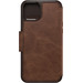 Otterbox Strada Apple iPhone 15 Plus Book Case Leather Brown with MagSafe back