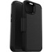 Otterbox Strada Apple iPhone 15 Book Case Leer Zwart Met MagSafe rechterkant