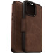 Otterbox Strada Apple iPhone 15 Pro Max Book Case Leather Brown with MagSafe right side