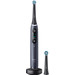 Oral-B iO 8n Black + iO Ultimate Clean Brush Attachments (4 units) front